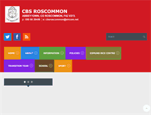 Tablet Screenshot of cbsroscommon.ie
